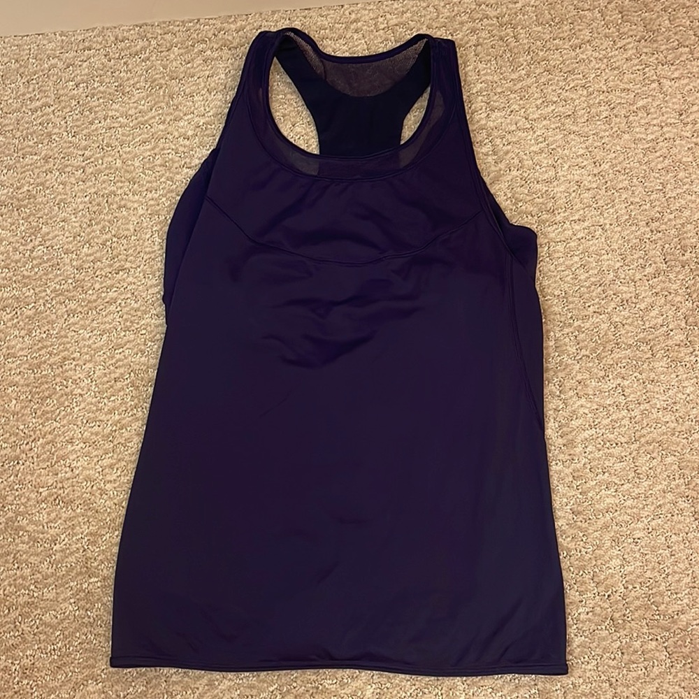 Dark purple Lululemon tank top